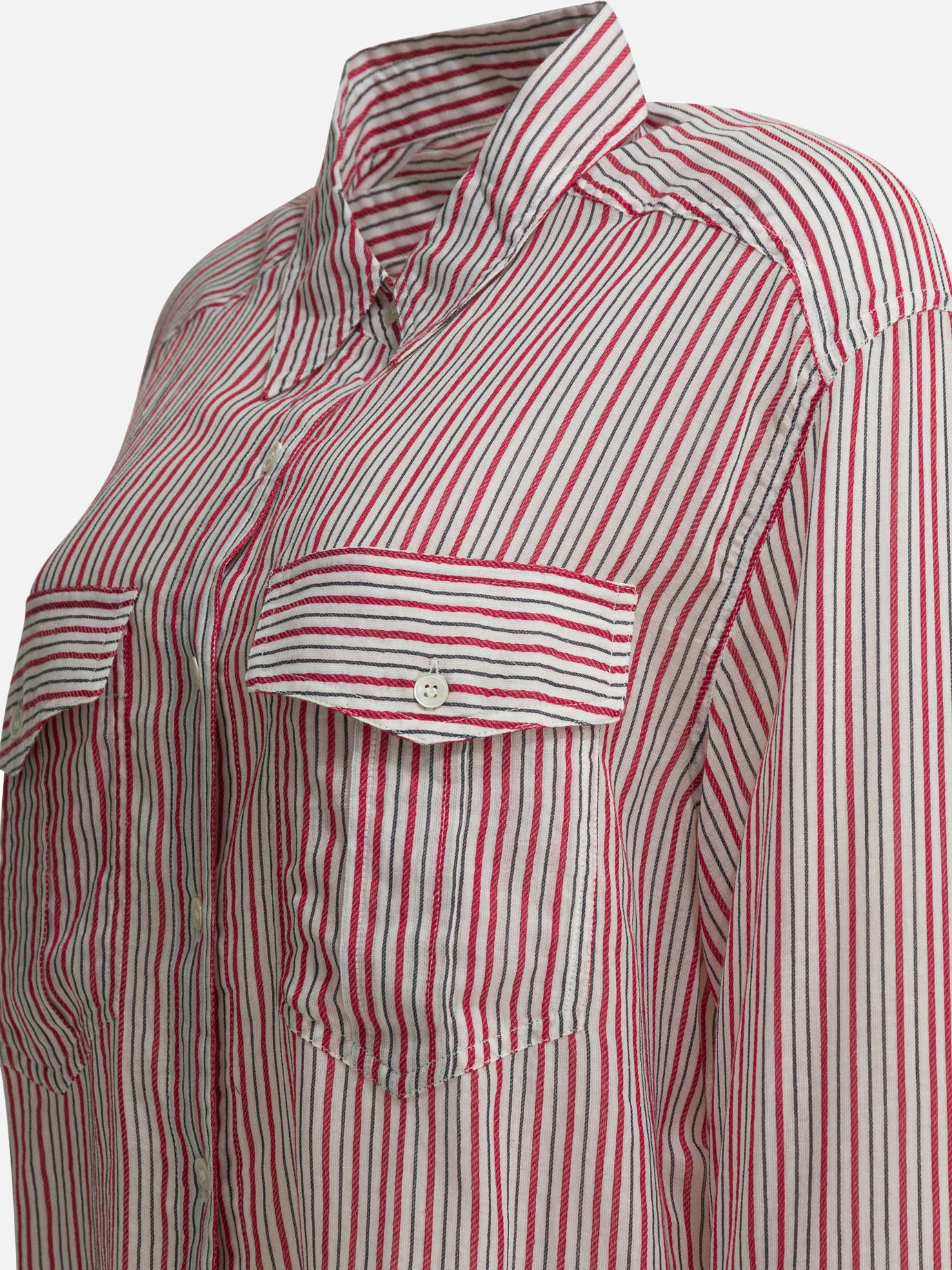 Casual shirts Striped Beige - Marant Étoile Women | PDP | VIETTI Online Store | Zoom-Modal_4