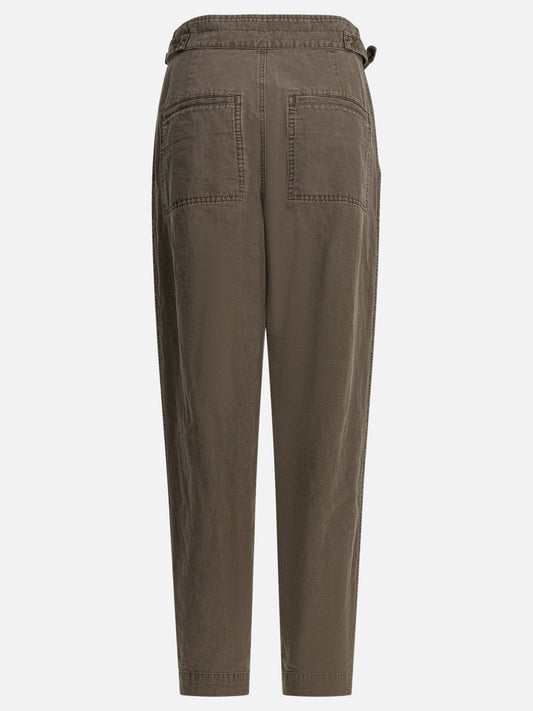 Pantaloni casual Solid colour Marrone - Marant Étoile Donna | PLP | VIETTI Online Store | 2