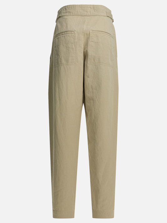 Leisure trousers Solid colour Beige - Marant Étoile Women | PLP | VIETTI Online Store | 2