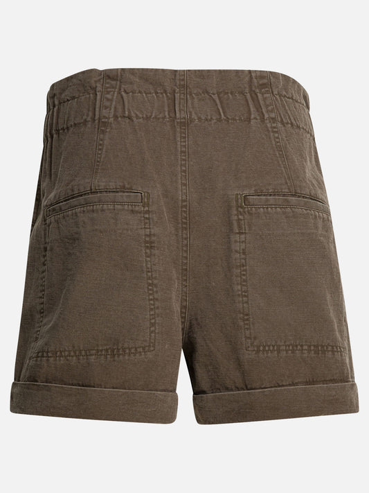 Short con lacci Solid colour Marrone - Marant Étoile Donna | PLP | VIETTI Online Store | 2