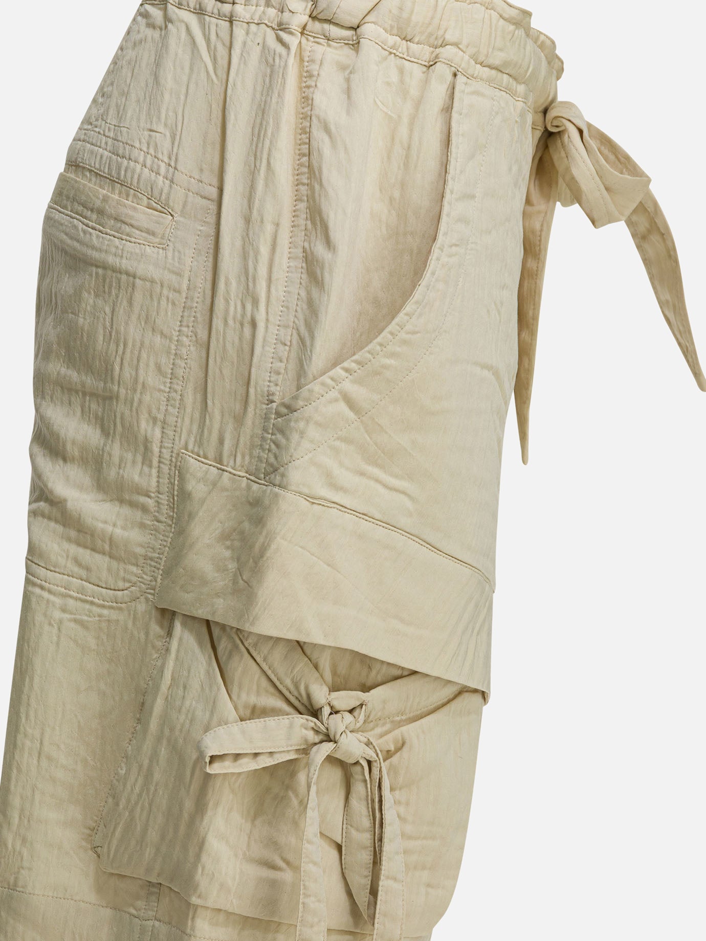 Cargo shorts Solid colour Beige - Marant Étoile Women | PDP | VIETTI Online Store | Zoom-Modal_4