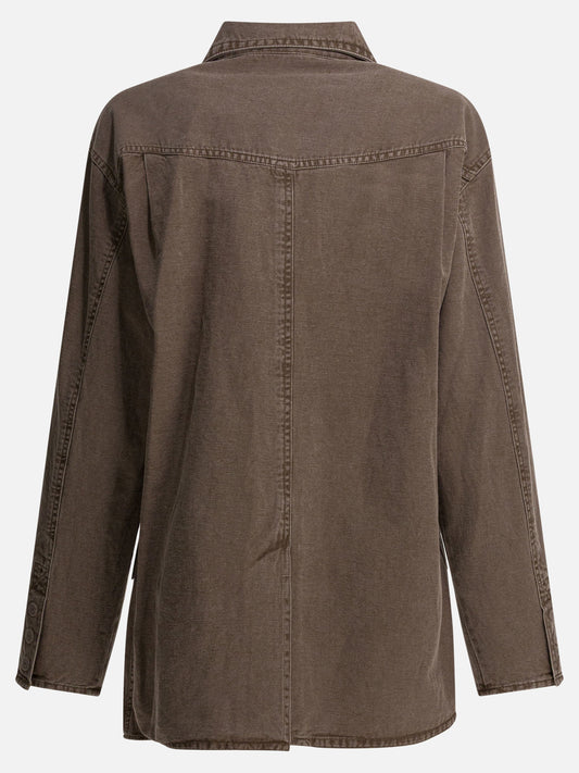Quilted & Utility Jackets Solid colour Brown - Marant Étoile Women | PLP | VIETTI Online Store | 2