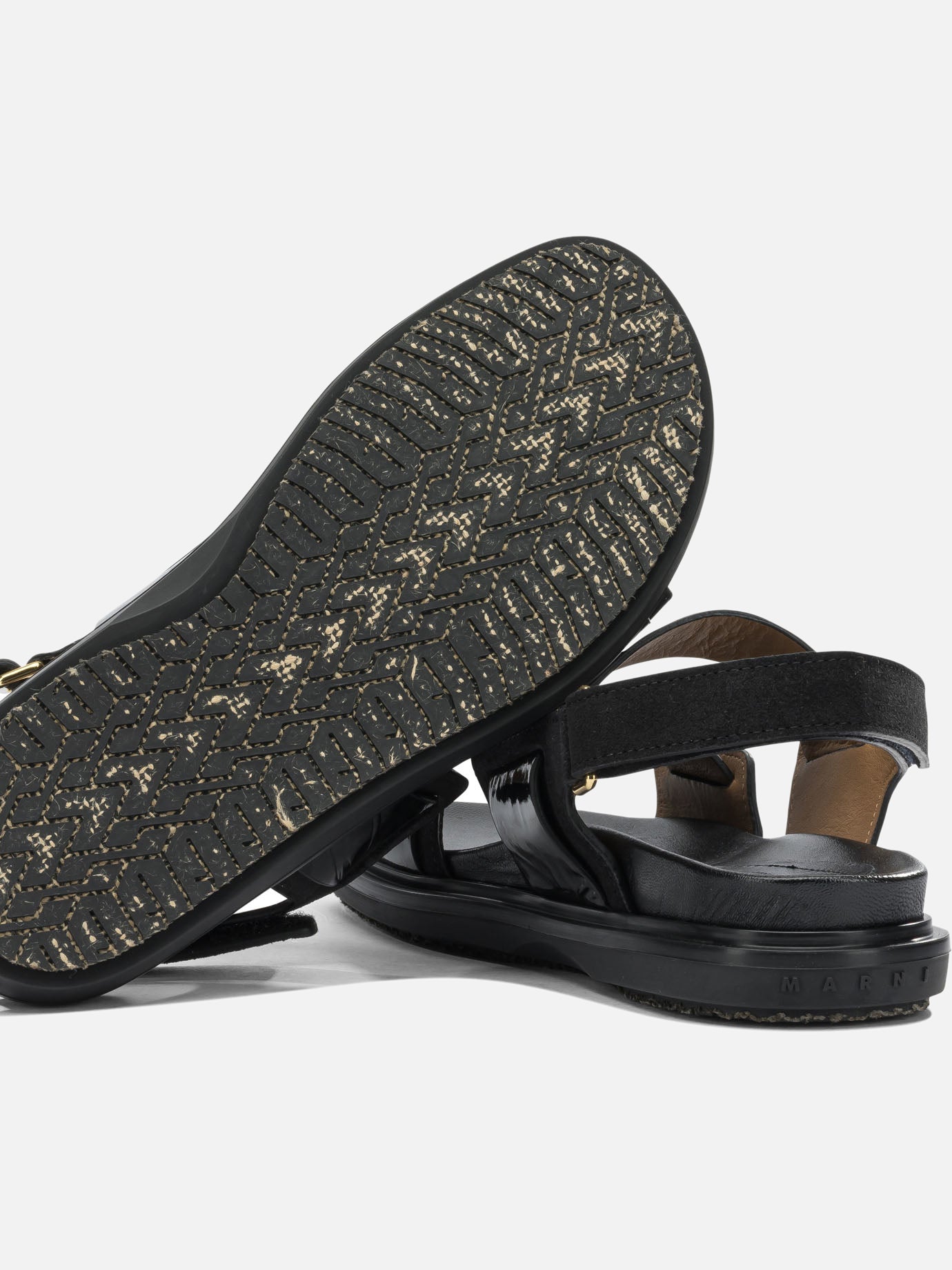 Sandali bassi 100% calf leather - 100% rubber Nero - Marni Donna | PDP | VIETTI Online Store | Zoom-Modal_5
