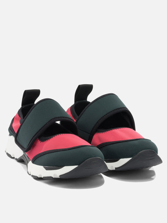 Low top sneakers 80% polyamide 20% elastane - 100% rubber Pink - Marni Women | PLP | VIETTI Online Store | 2