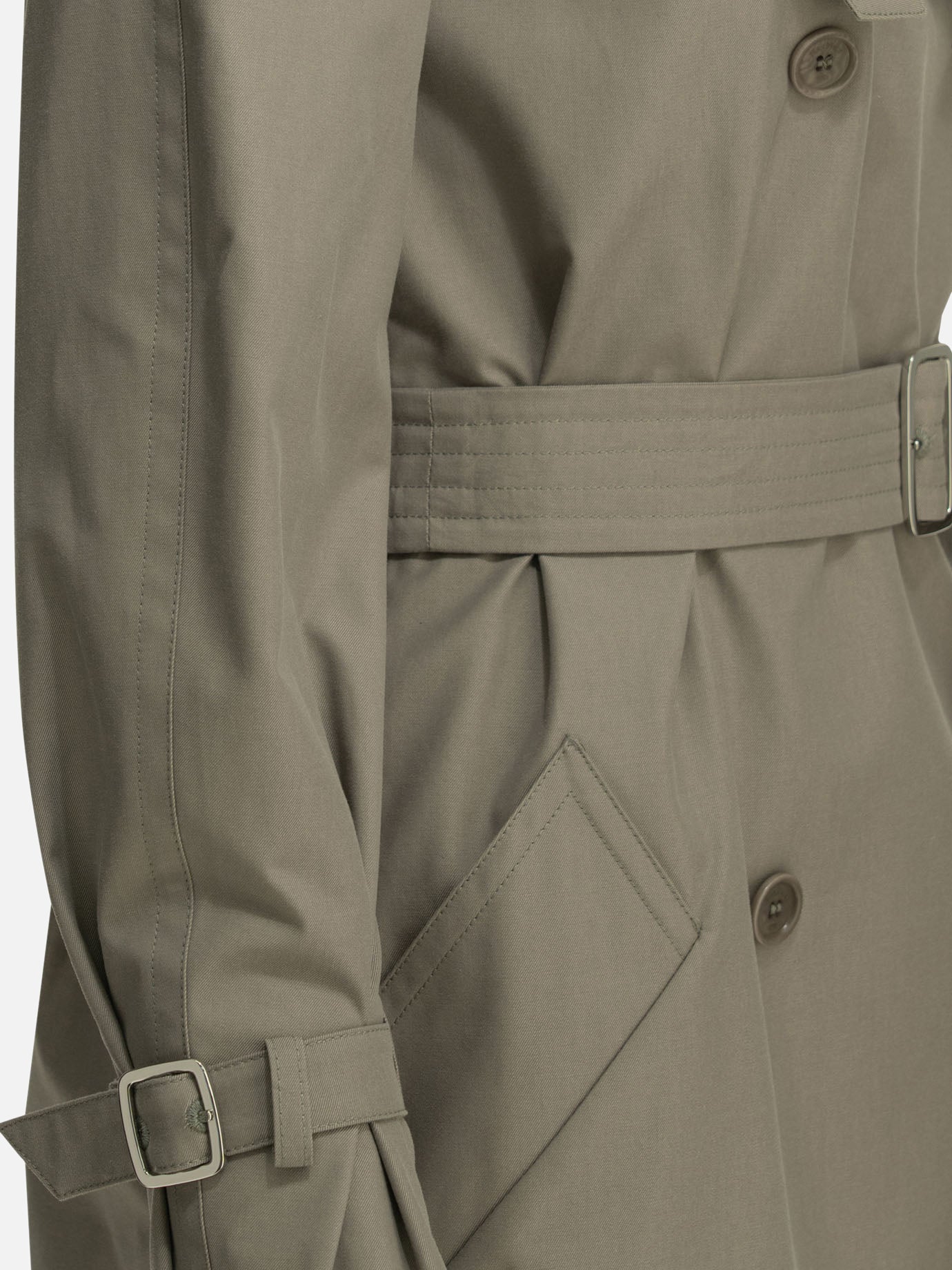 Raincoats & Trench coats Solid colour Grey - Max Mara Women | PDP | VIETTI Online Store | Zoom-Modal_4