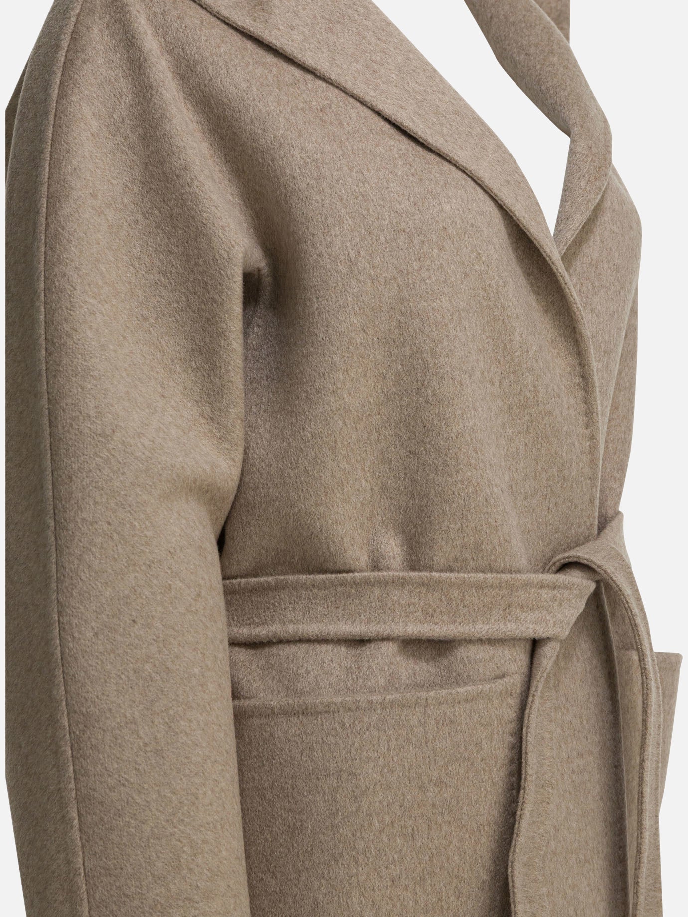 Short coats Solid colour Beige - Max Mara Women | PDP | VIETTI Online Store | Zoom-Modal_4