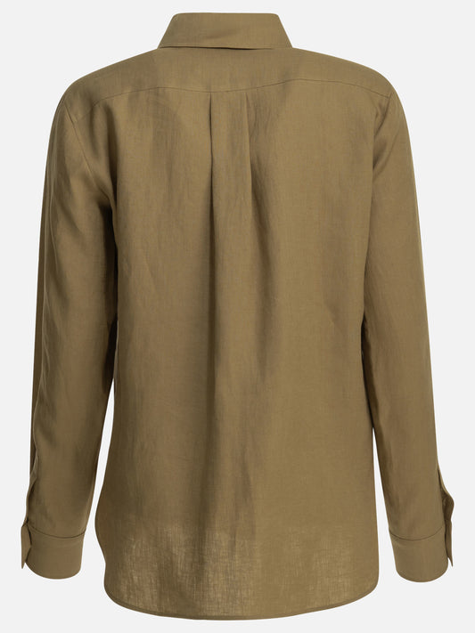 Casual shirts Solid colour Brown - Max Mara Women | PLP | VIETTI Online Store | 2