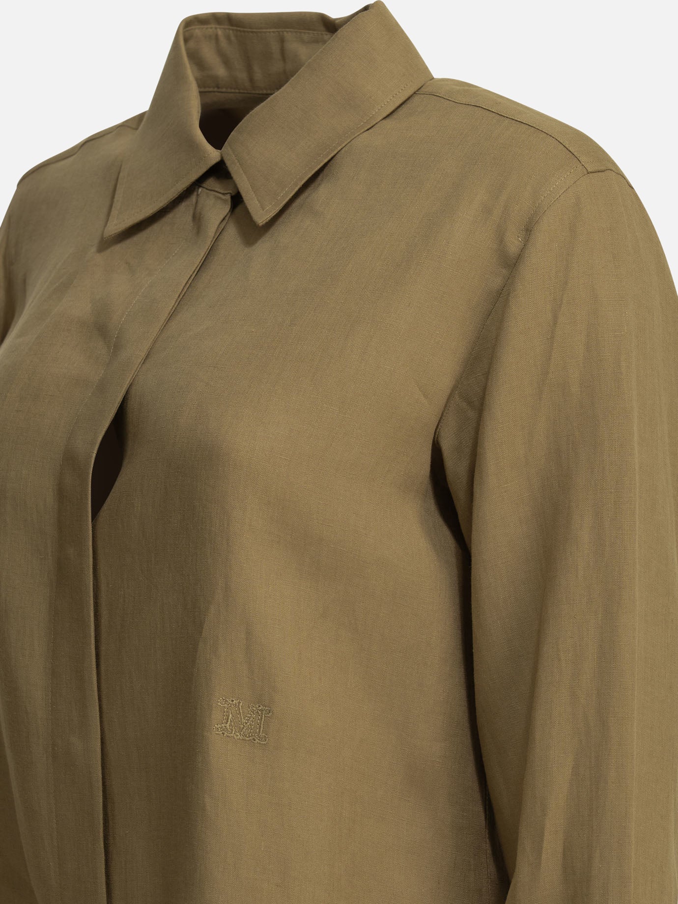 Casual shirts Solid colour Brown - Max Mara Women | PDP | VIETTI Online Store | Zoom-Modal_4