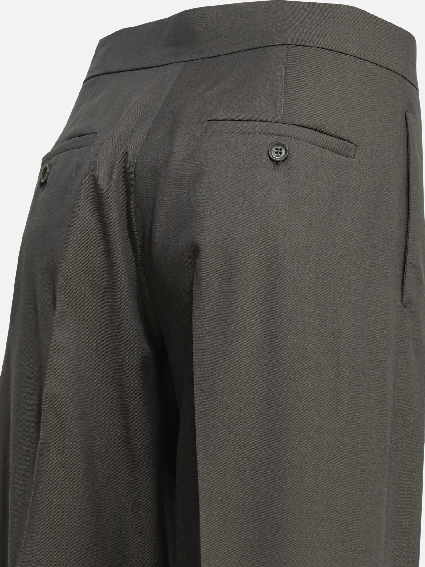 Tailored trousers Solid colour Grey - Max Mara Women | PDP | VIETTI Online Store | Zoom-Modal_6