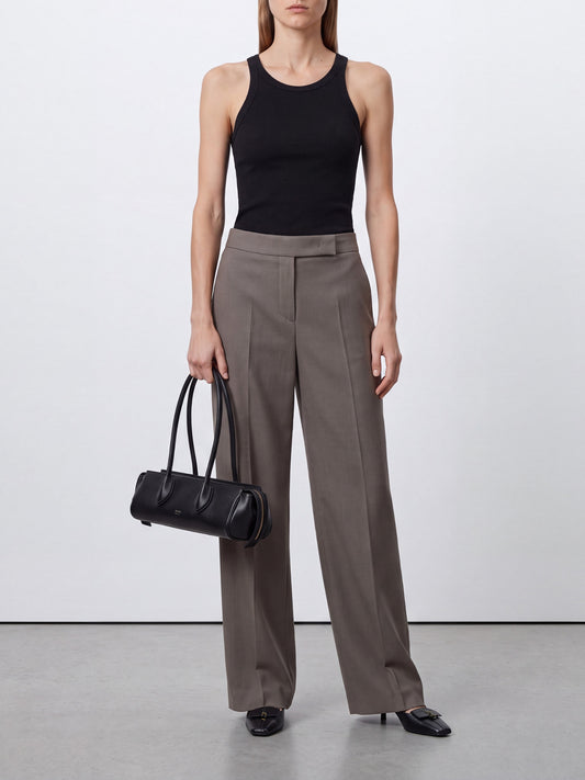 Tailored trousers Solid colour Grey - Max Mara Women | PLP | VIETTI Online Store | 2