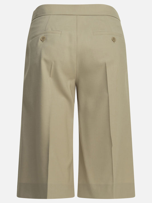Max Mara Formal wool shorts Beige