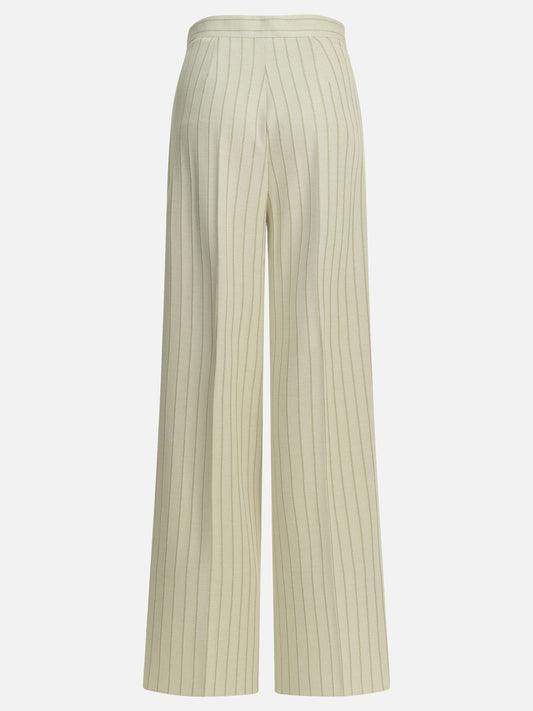 Tailored trousers Pinstriped White - Max Mara Women | PLP | VIETTI Online Store | 2