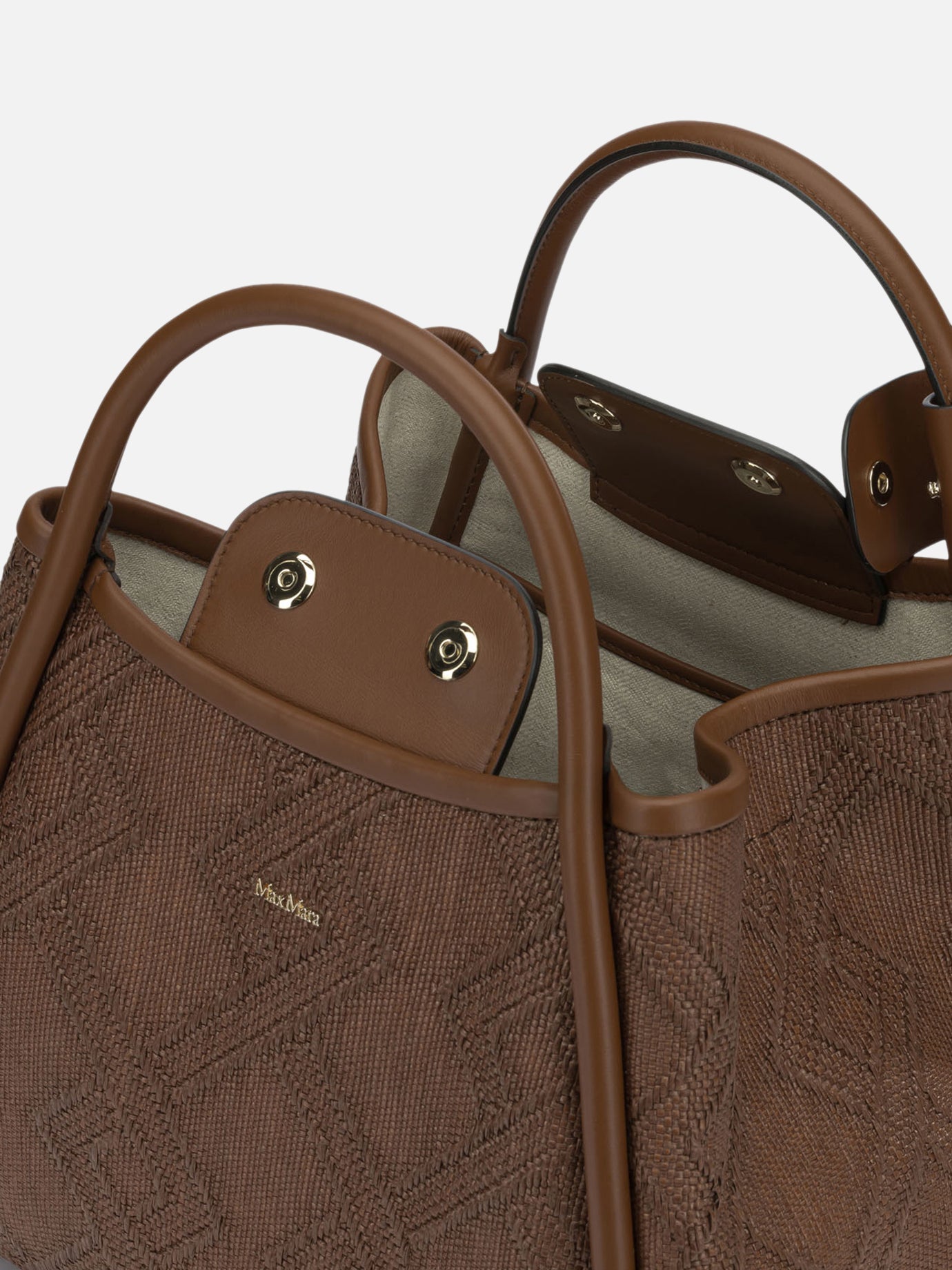 Medium bags 100% polyamide - Lining: 62% cotton 38% linen Brown - Max Mara Women | PDP | VIETTI Online Store | Zoom-Modal_5
