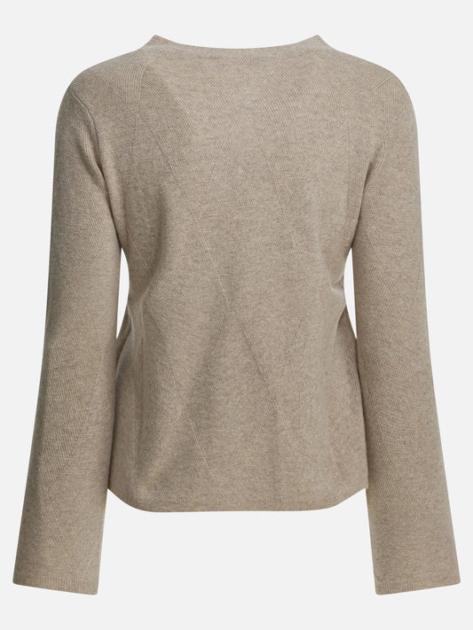 Crewneck sweaters Solid colour Beige - Max Mara Pure Women | PLP | VIETTI Online Store | 2