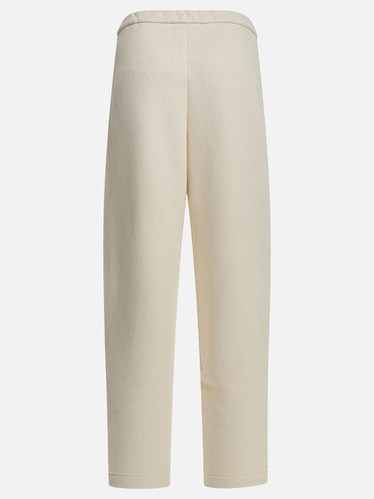 Leisure trousers Solid colour White - Max Mara Pure Women | PLP | VIETTI Online Store | 2