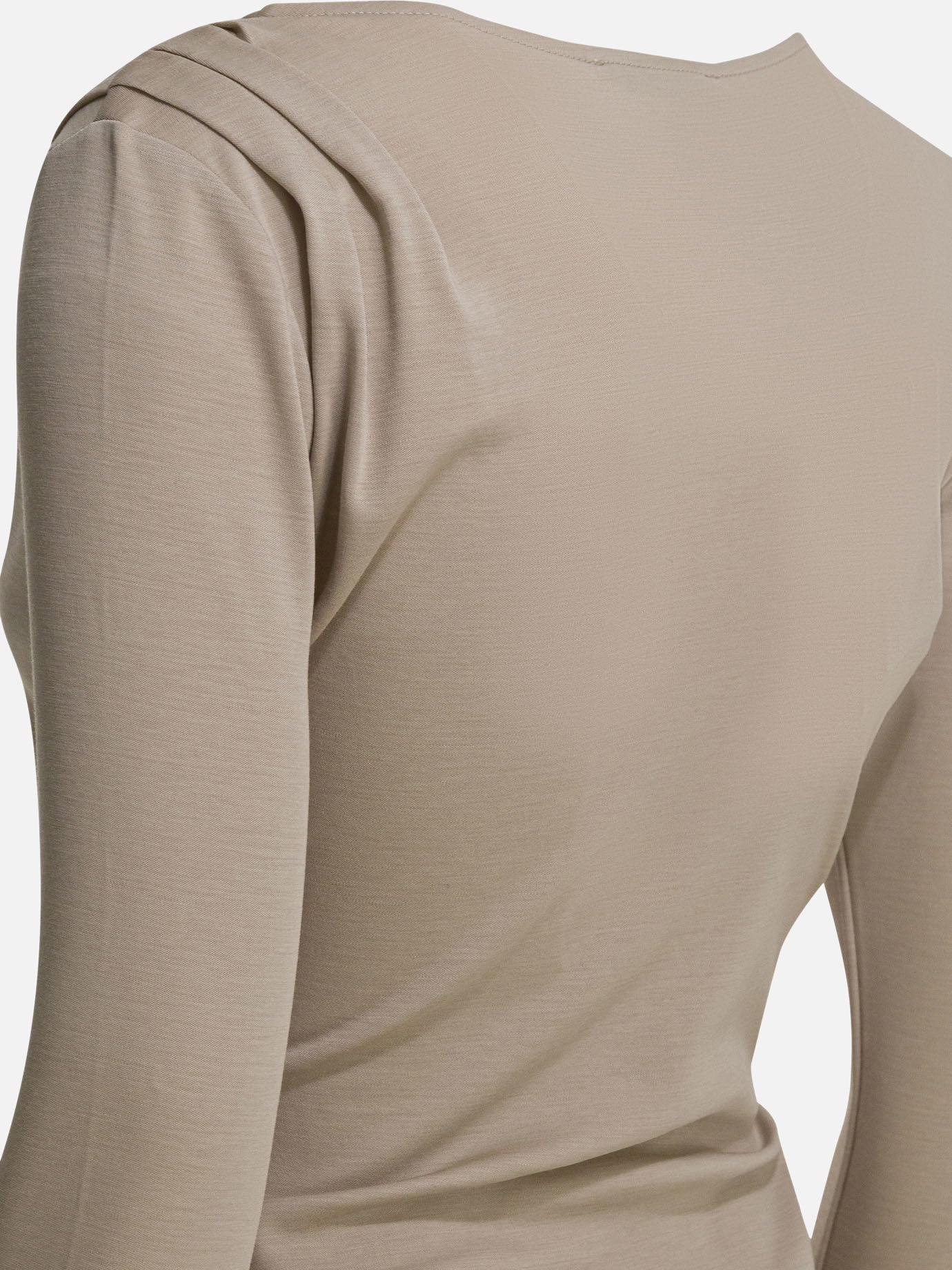 V neck sweaters Solid colour Beige - Max Mara Pure Women | PDP | VIETTI Online Store | Zoom-Modal_4