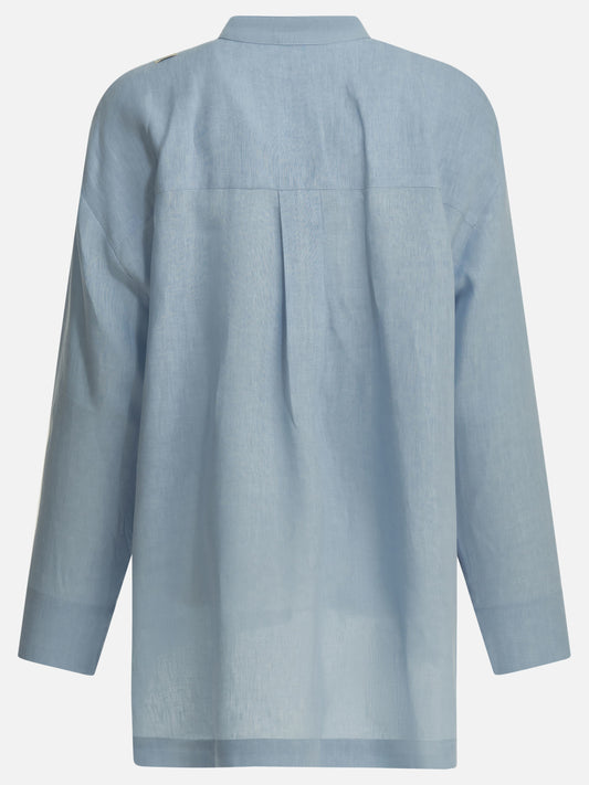 Casual shirts Solid colour Light blue - Max Mara S Women | PLP | VIETTI Online Store | 2