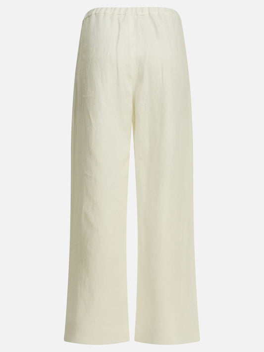 Leisure trousers Solid colour White - Max Mara S Women | PLP | VIETTI Online Store | 2