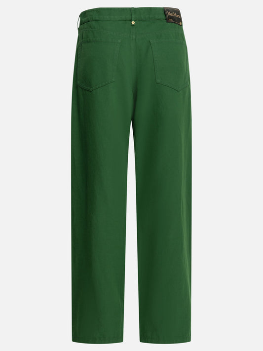 Leisure trousers Solid colour Green - Max Mara S Women | PLP | VIETTI Online Store | 2