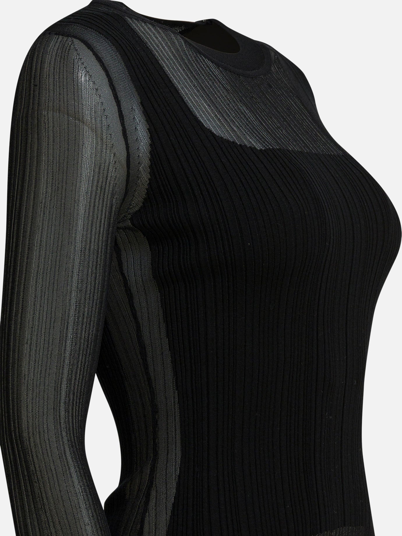 Crewneck t-shirts Solid colour Black - Max Mara Sportmax Women | PDP | VIETTI Online Store | Zoom-Modal_4