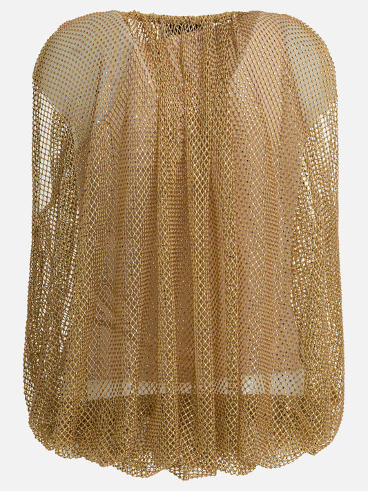 Casual tops Textured knit Gold - Max Mara Sportmax Women | PLP | VIETTI Online Store | 2