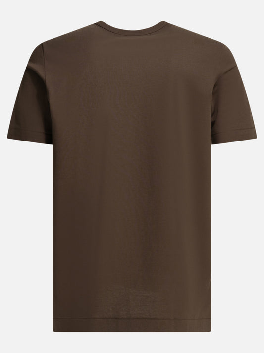 Crewneck t-shirts Solid colour Brown - Merz b. Schwanen Men | PDP | VIETTI Online Store | 2