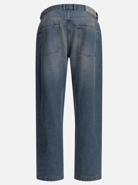 Wide-leg jeans Solid colour Blue - MFPEN Men | PLP | VIETTI Online Store | 2