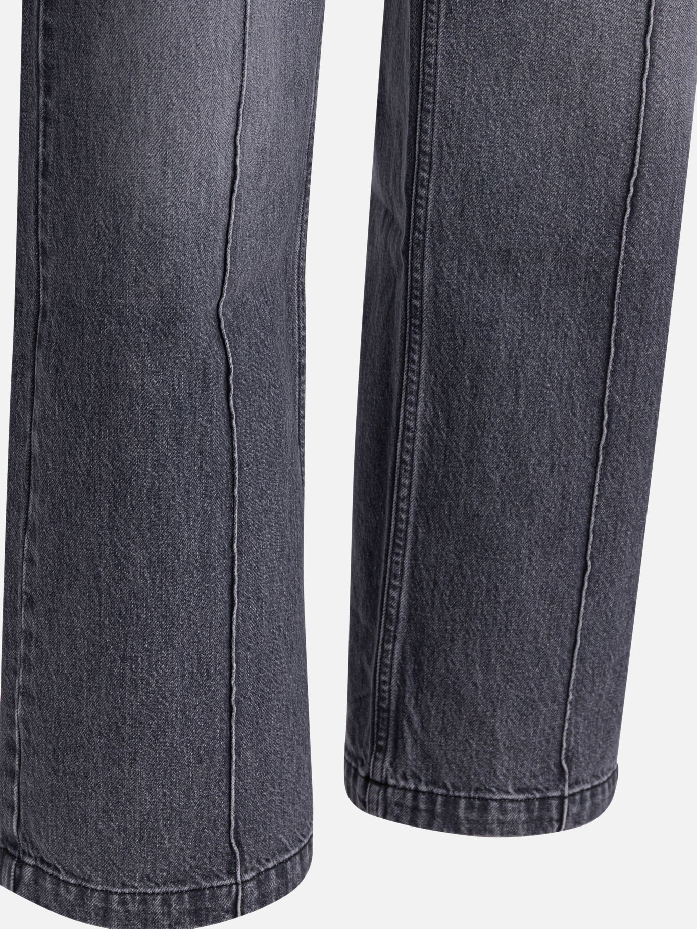 Wide-leg jeans Solid colour Grey - MFPEN Men | PDP | VIETTI Online Store | Zoom-Modal_4