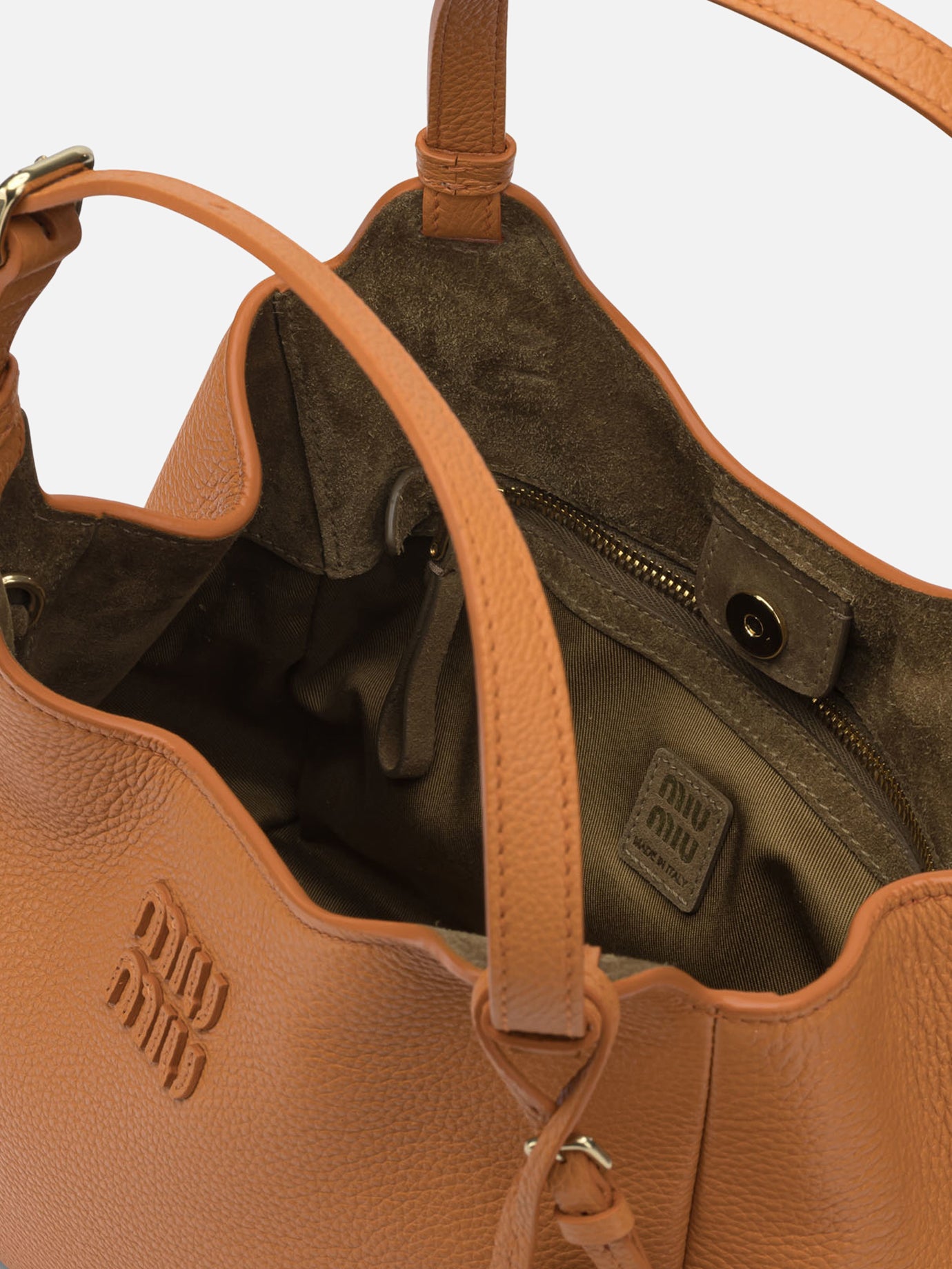 Small bags 100% calf leather Orange - Miu Miu Women | PDP | VIETTI Online Store | Zoom-Modal_5