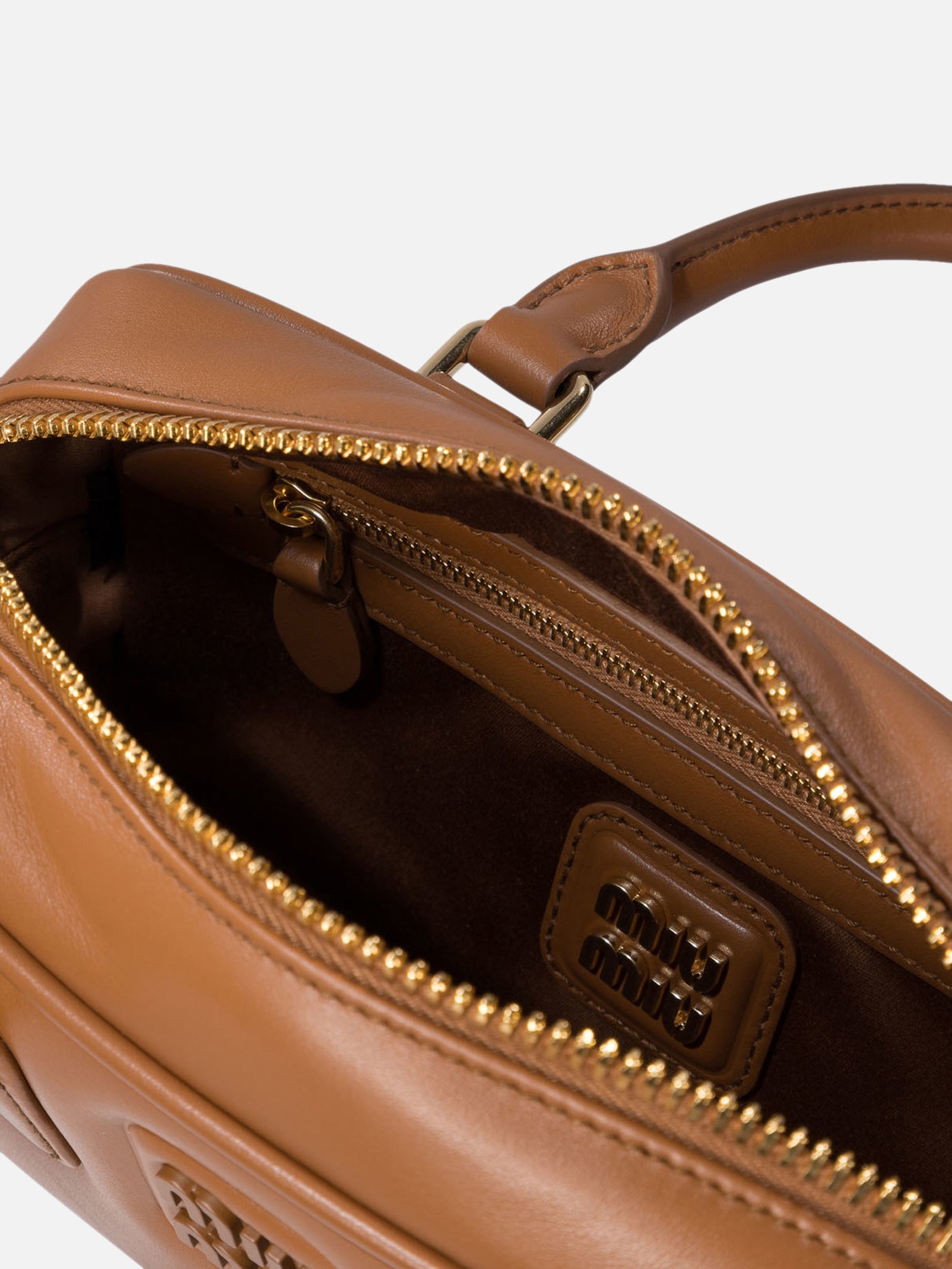 Small bags 100% calf leather Brown - Miu Miu Women | PDP | VIETTI Online Store | Zoom-Modal_5