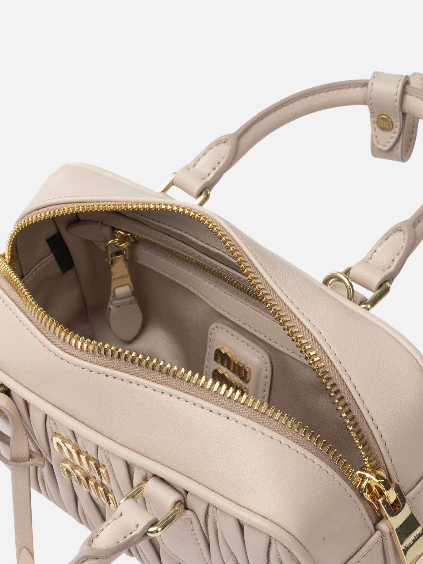 Small bags 100% lamb leather Pink - Miu Miu Women | PDP | VIETTI Online Store | Zoom-Modal_5