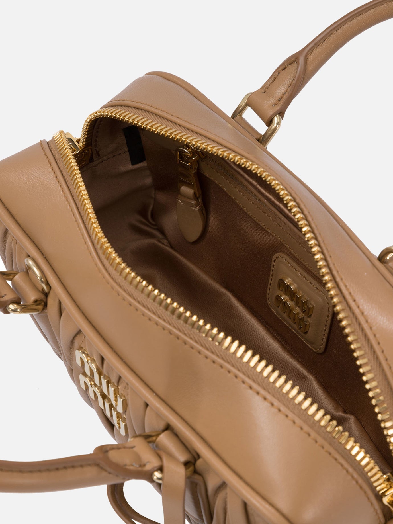 Borse piccole 100% lamb leather Marrone - Miu Miu Donna | PDP | VIETTI Online Store | Zoom-Modal_5