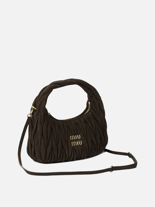Small bags 100% lamb leather Brown - Miu Miu Women | PLP | VIETTI Online Store | 2