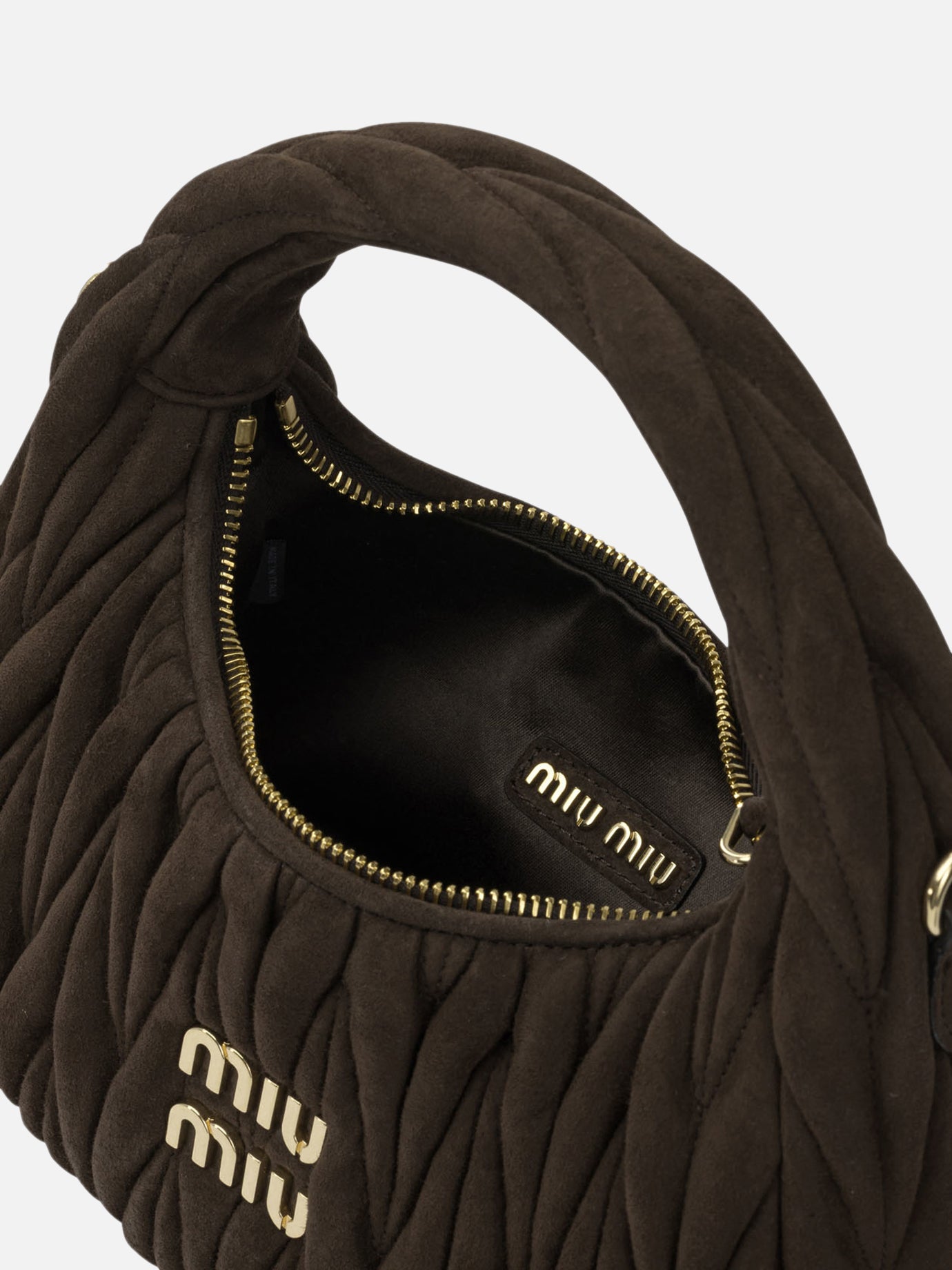 Small bags 100% lamb leather Brown - Miu Miu Women | PDP | VIETTI Online Store | Zoom-Modal_5