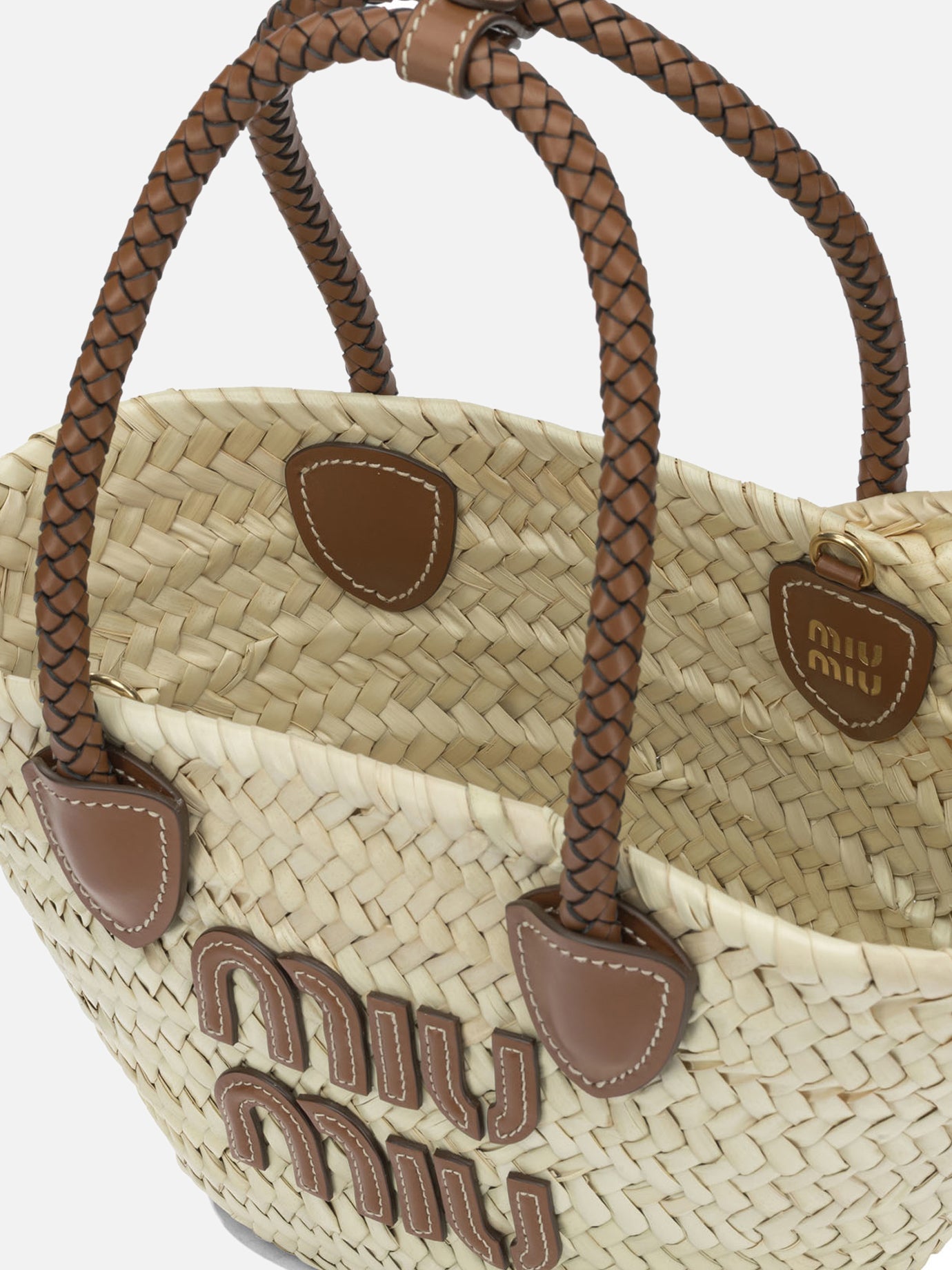 Small bags 100% calf leather Beige - Miu Miu Women | PDP | VIETTI Online Store | Zoom-Modal_5