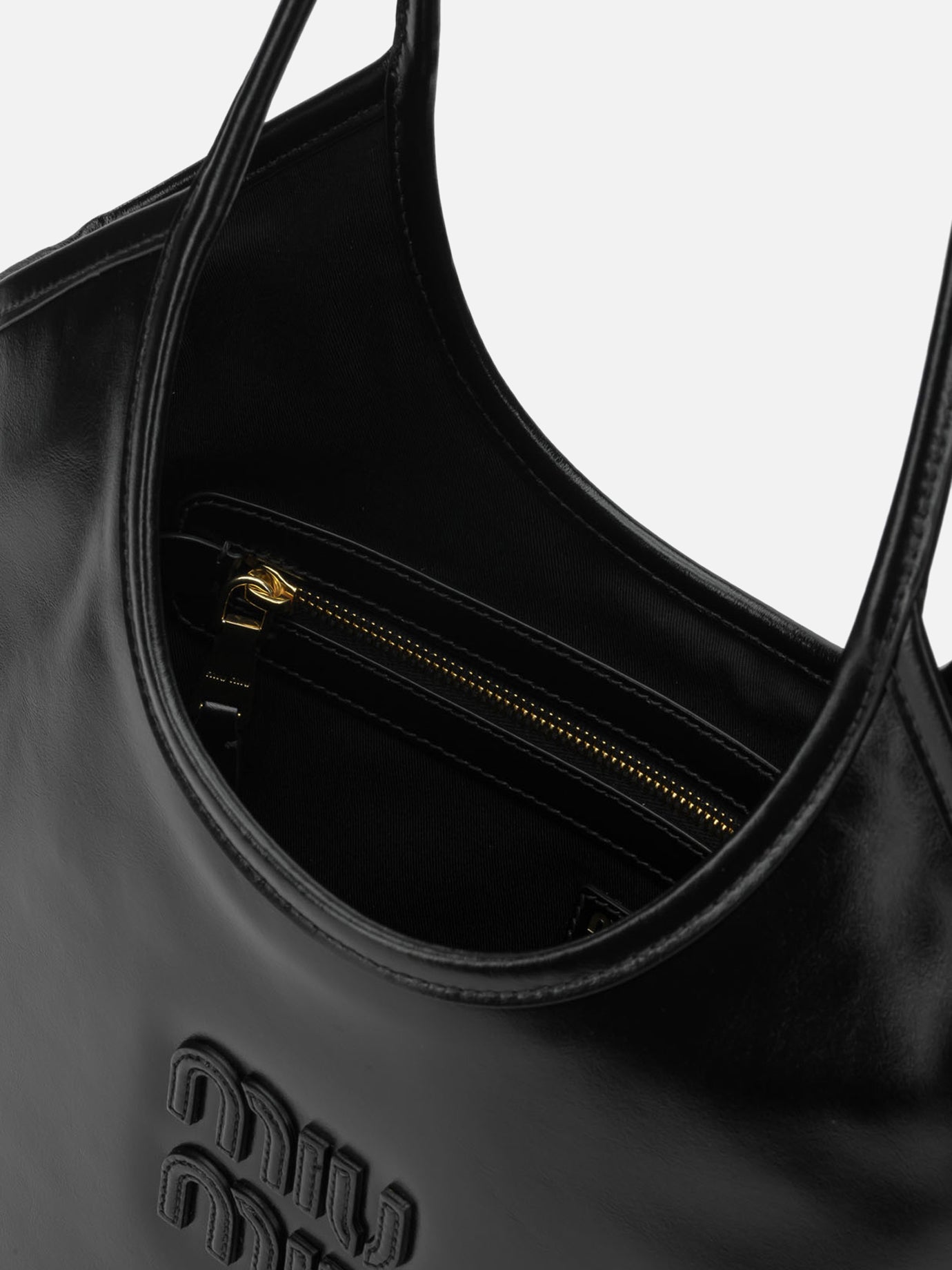 Medium bags 100% calf leather Black - Miu Miu Women | PDP | VIETTI Online Store | Zoom-Modal_5
