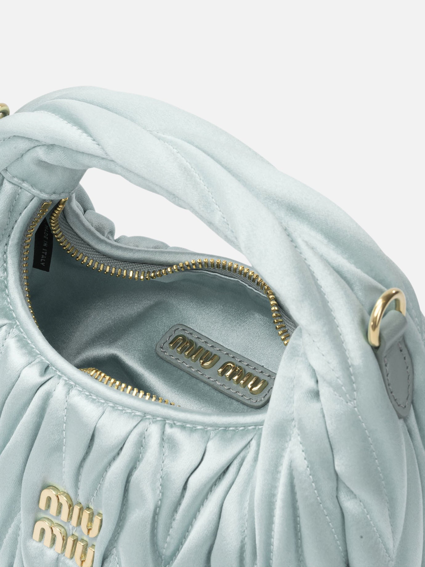 Mini bags Logo Light blue - Miu Miu Women | PDP | VIETTI Online Store | Zoom-Modal_5
