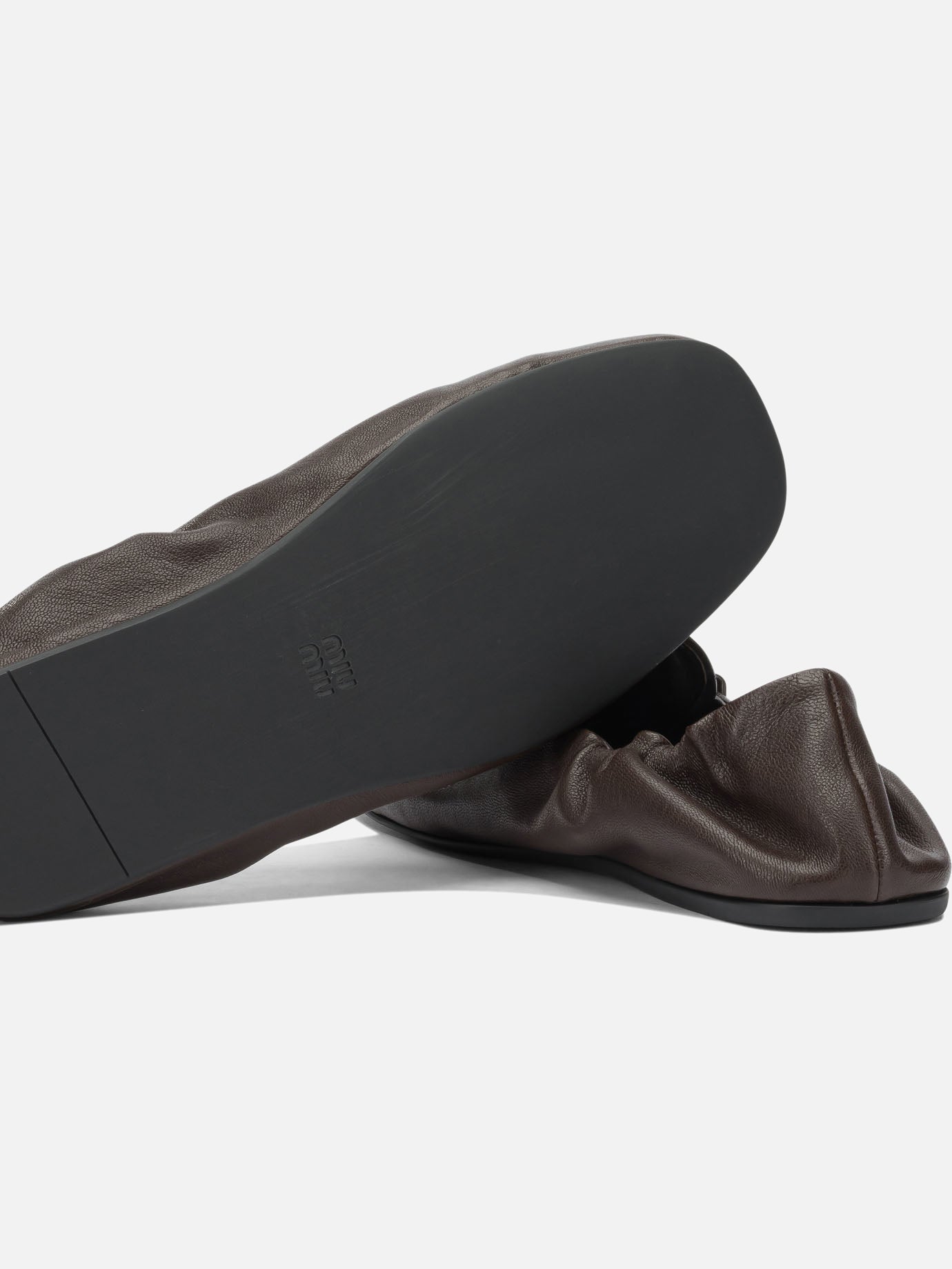 Loafers 100% lamb leather - 100% rubber Brown - Miu Miu Women | PDP | VIETTI Online Store | Zoom-Modal_5