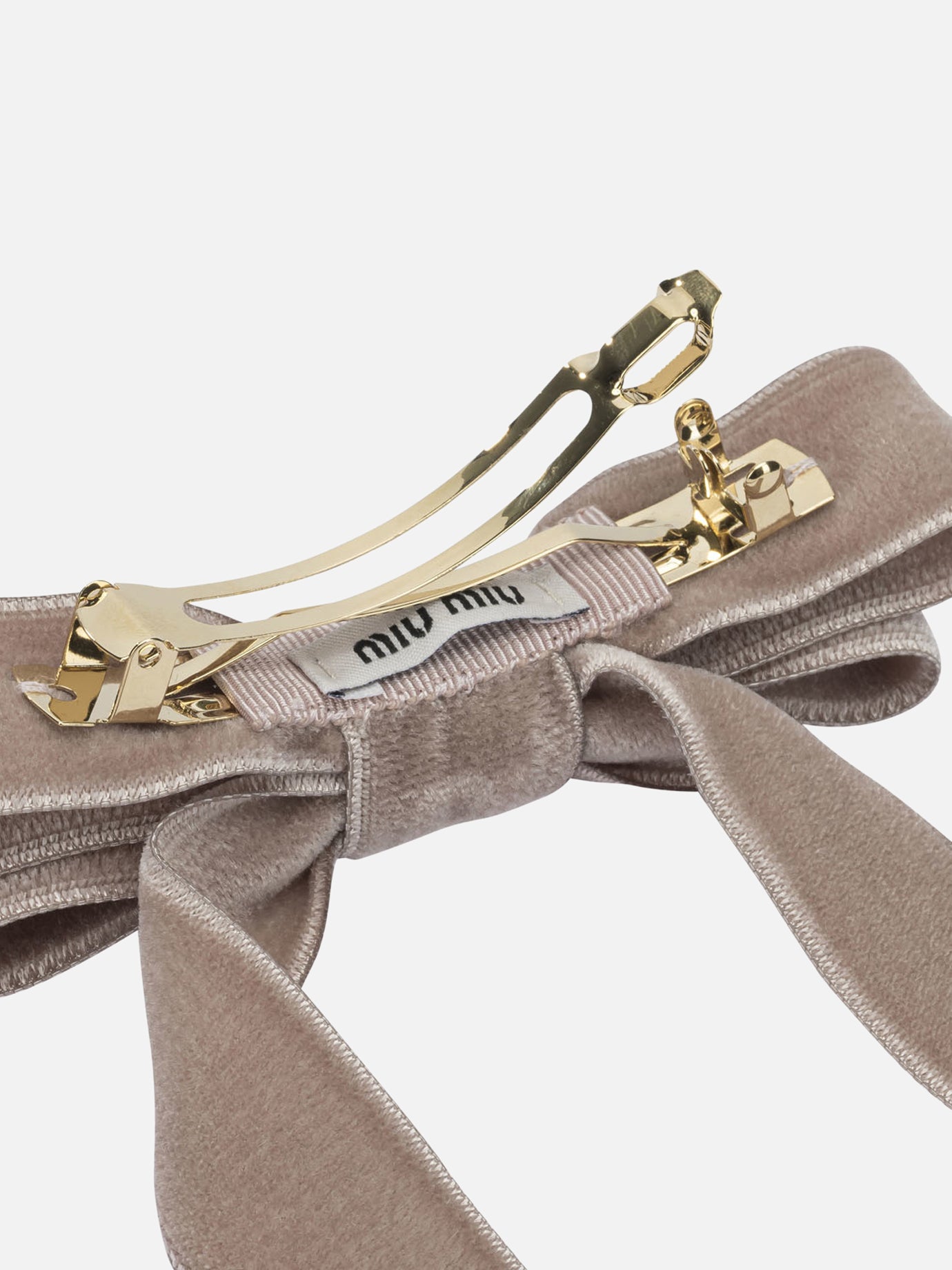 Fermacapelli 100% brass - 100% cotton Rosa - Miu Miu Donna | PDP | VIETTI Online Store | Zoom-Modal_2
