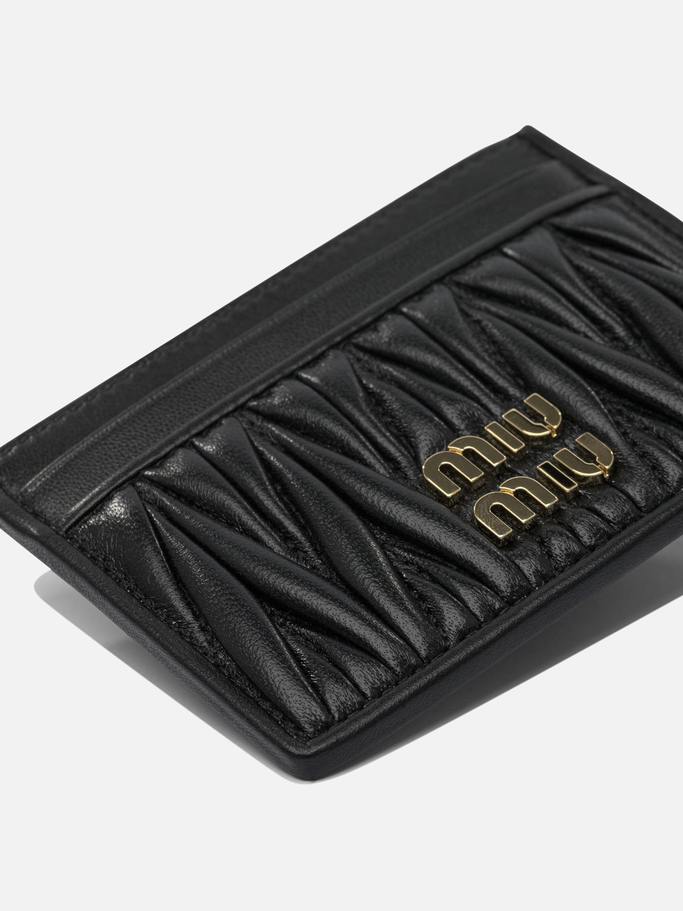 Portacarte 100 % calf leather Nero - Miu Miu Donna | PDP | VIETTI Online Store | Zoom-Modal_4