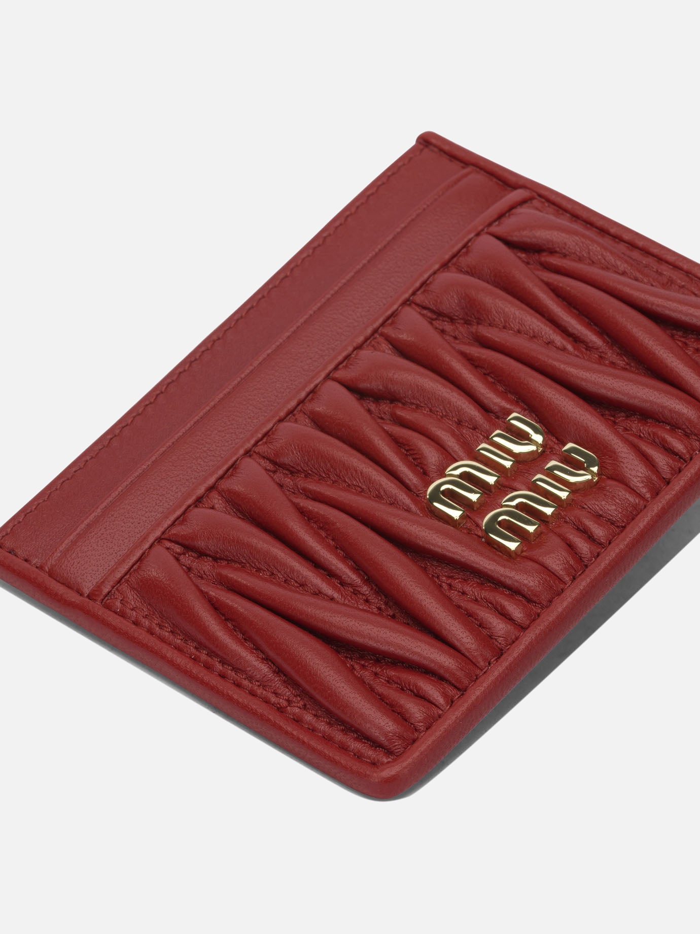 Card holders 100 % calf leather Red - Miu Miu Women | PDP | VIETTI Online Store | Zoom-Modal_4