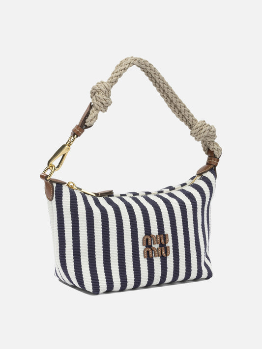 Borse piccole 100% cotton Blu - Miu Miu Donna | PLP | VIETTI Online Store | 2