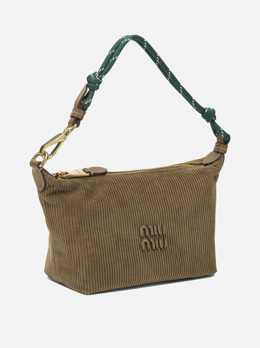 Borse piccole 100% cotton Marrone - Miu Miu Donna | PLP | VIETTI Online Store | 2