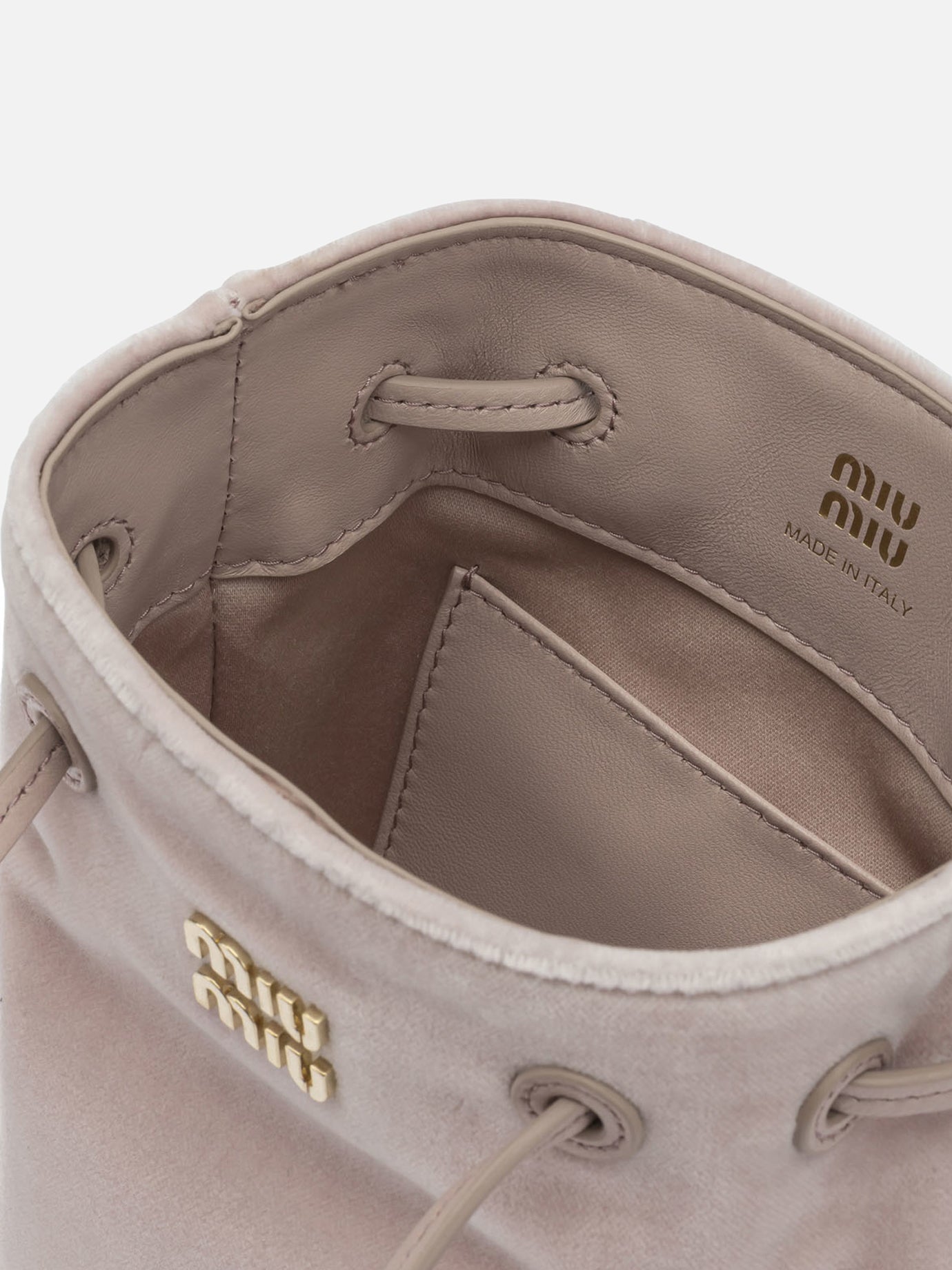 Mini bags 100% cotton - 100% lamb leather Pink - Miu Miu Women | PDP | VIETTI Online Store | Zoom-Modal_5