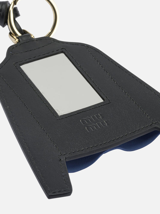Charms 100% calf leather Blue - Miu Miu Women | PLP | VIETTI Online Store | 2