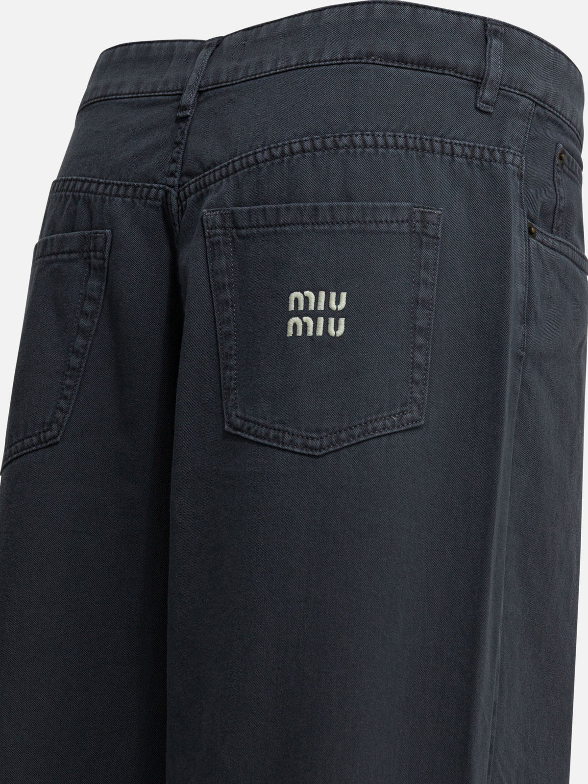 Miu Miu Straight-leg jeans - Grey