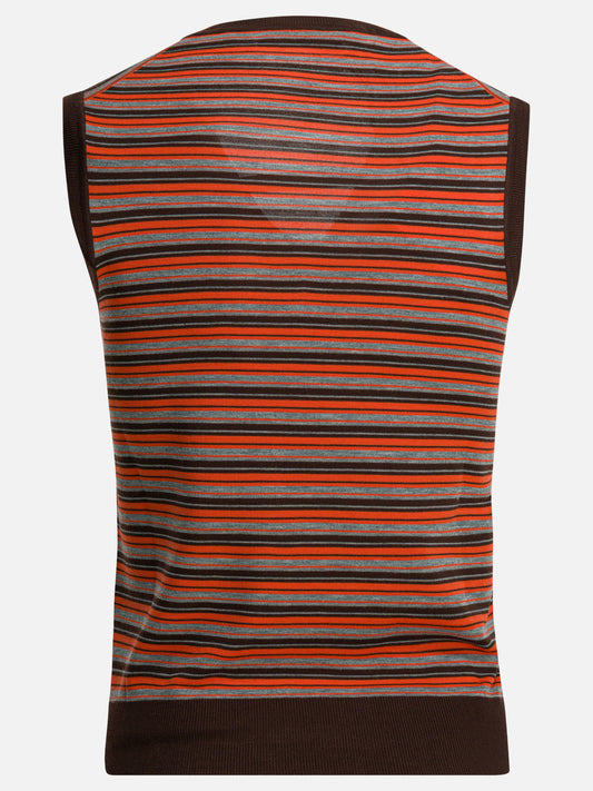 Vests Striped Orange - Miu Miu Women | PLP | VIETTI Online Store | 2