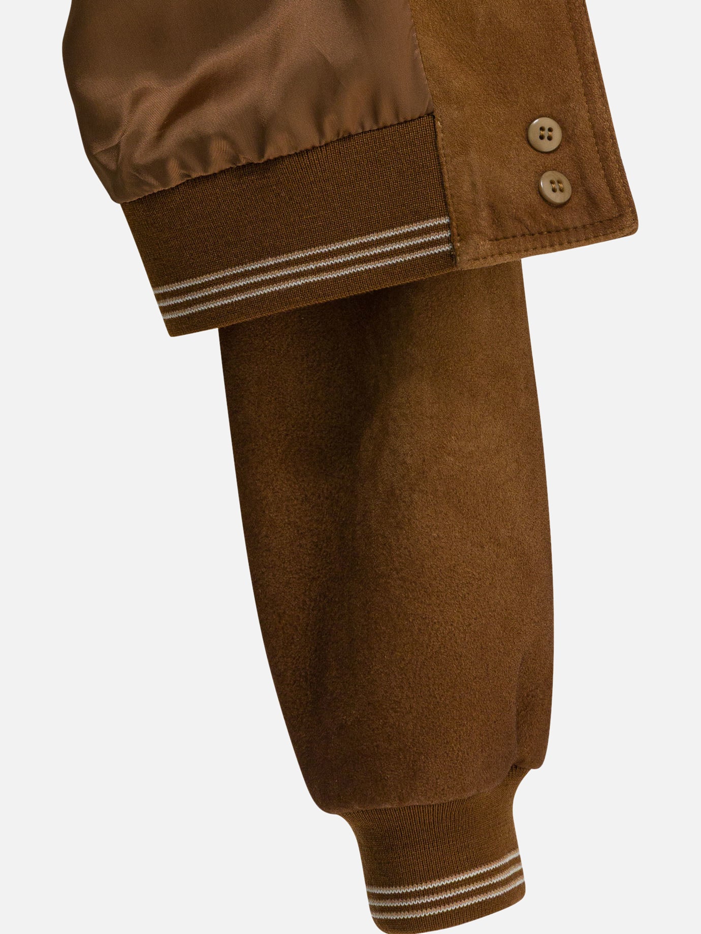 Bomber jackets Logo Brown - Miu Miu Women | PDP | VIETTI Online Store | Zoom-Modal_6