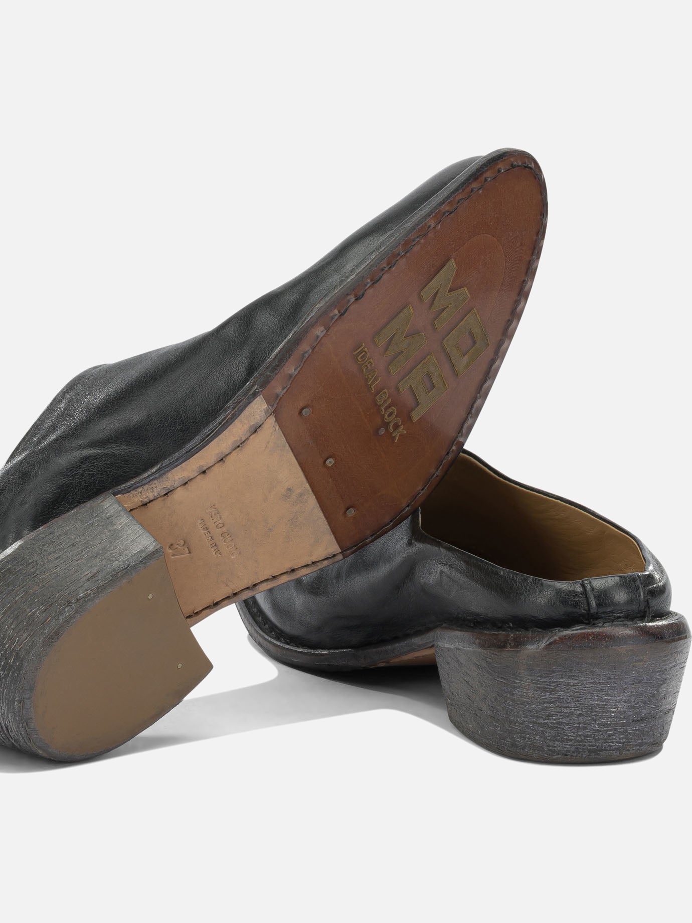 Mules 100% leather Black - Moma Women | PDP | VIETTI Online Store | Zoom-Modal_5