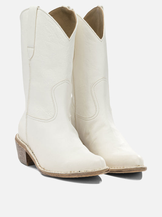 Cowboy 100 % calf leather - 70% calf leather 30% rubber White - Moma Women | PLP | VIETTI Online Store | 2